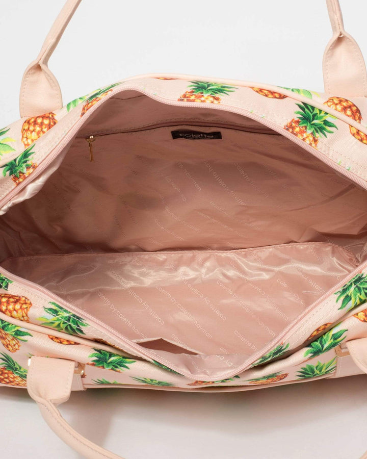 Pineapple Print Workout Bag | Weekender Bags