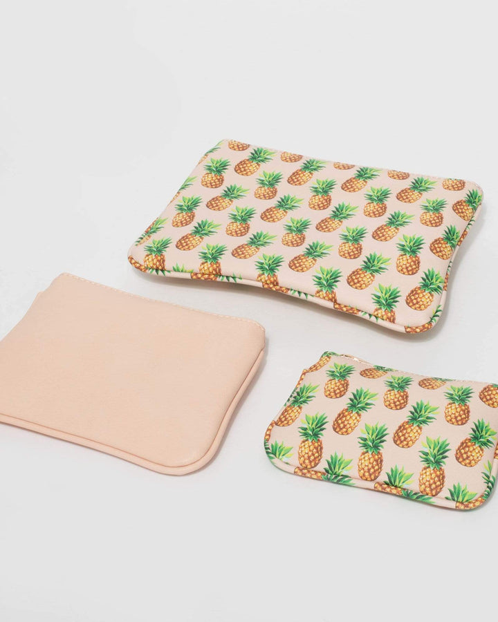 Pineapple Print Purse Gift Set | Purses