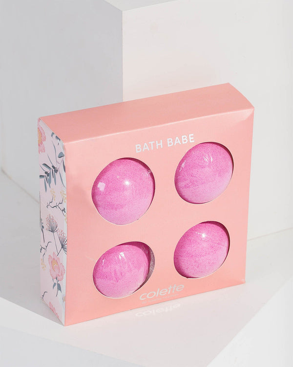 Colette by Colette Hayman Pink 4Pack Bath Bombs