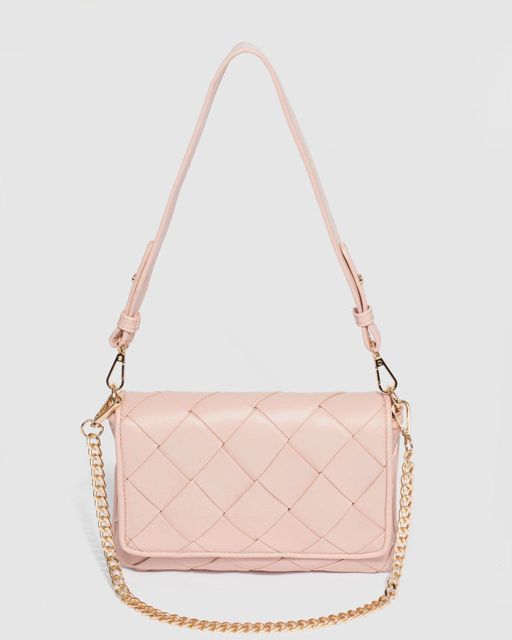 Colette by Colette Hayman Pink Ailani Quilted Chain Bag