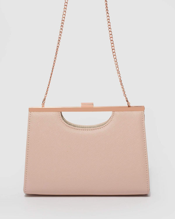 Pink Alice Handle Bar Clutch Bag | Clutch Bags