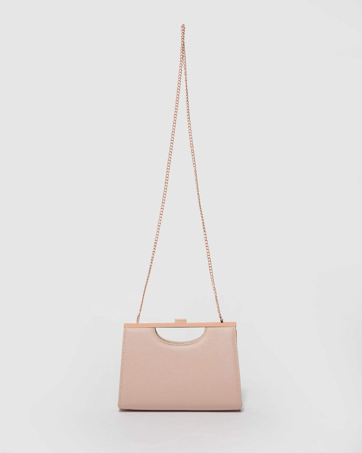 Pink Alice Handle Bar Clutch Bag | Clutch Bags