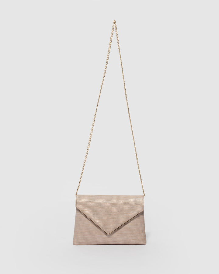 Pink Amber Envelope Clutch Bag | Clutch Bags
