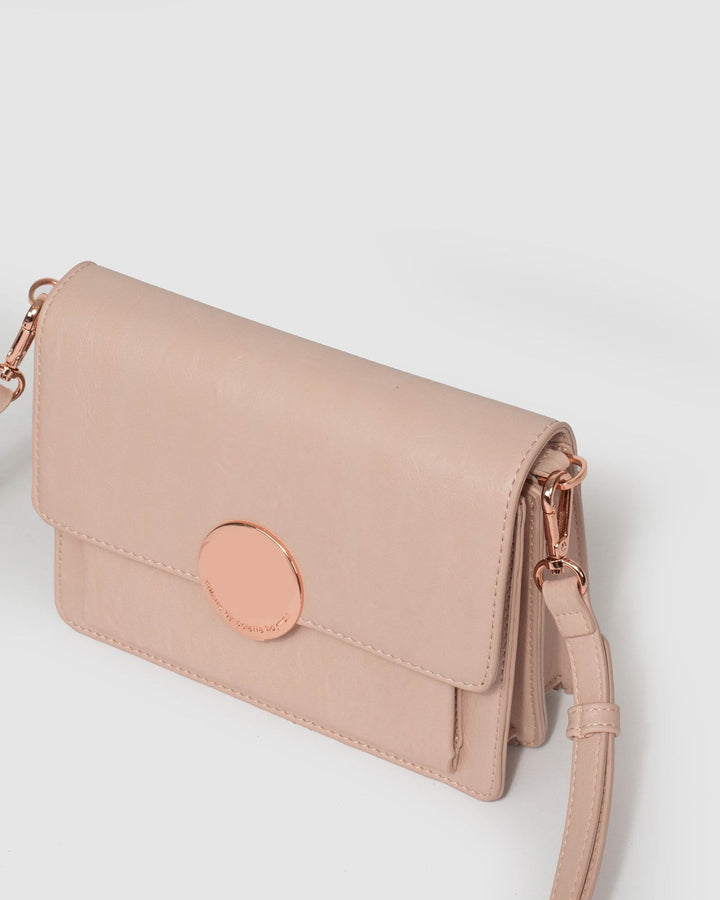 Pink Multi Pocket Bag | Crossbody Bags
