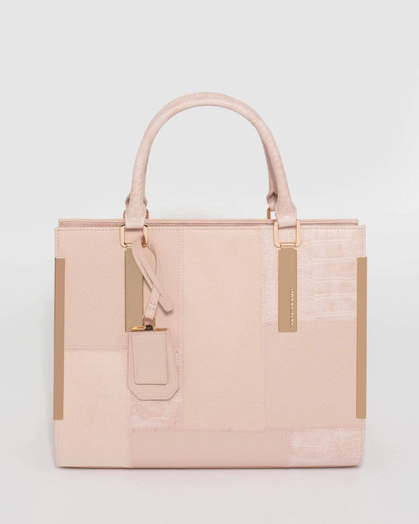 Pink Andrea Large Tote Bag | Tote Bags