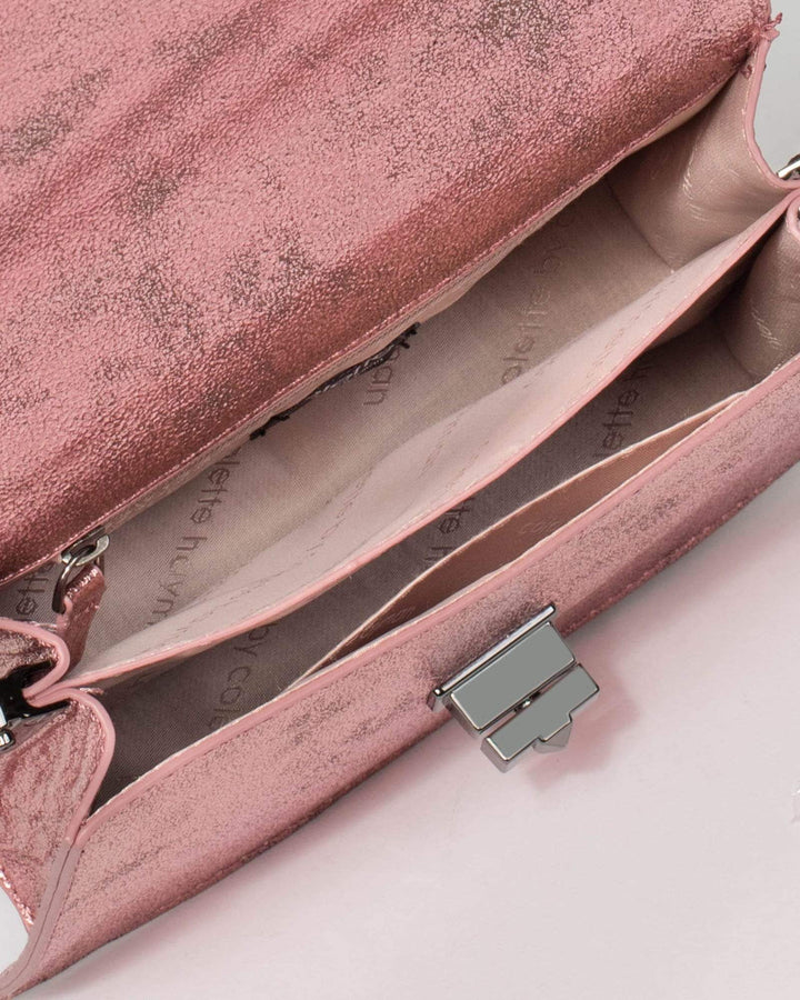 Colette by Colette Hayman Pink Angelika Top Handle Bag
