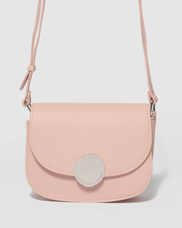 Pink Avery Saddle Bag | Crossbody Bags