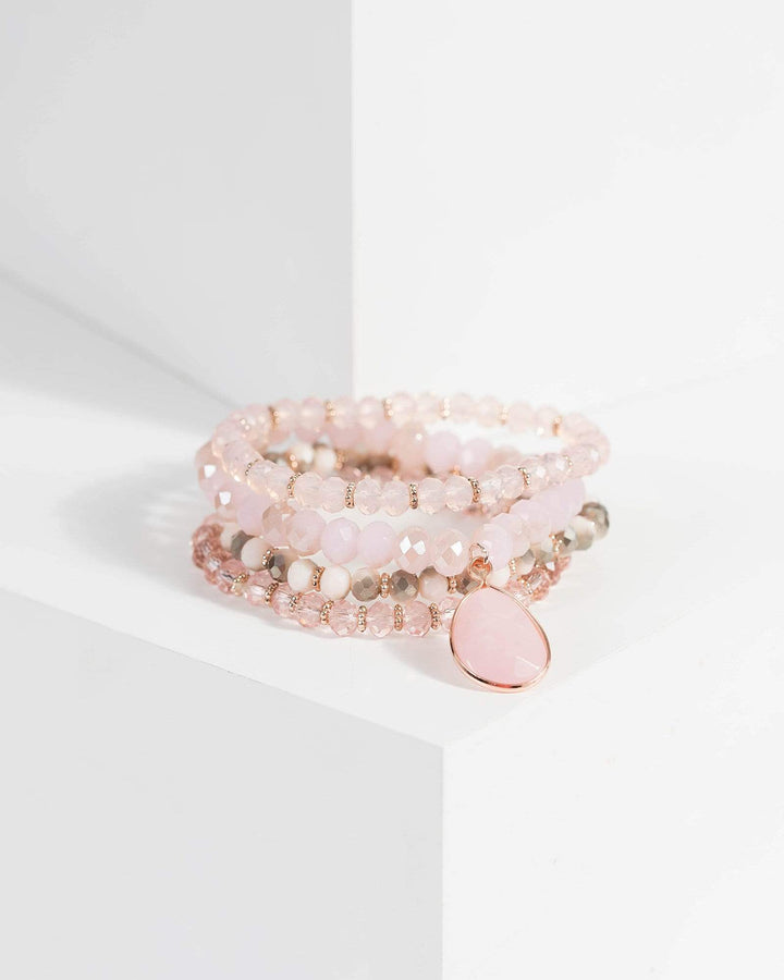 Pink Beaded Bracelet Pack | Wristwear