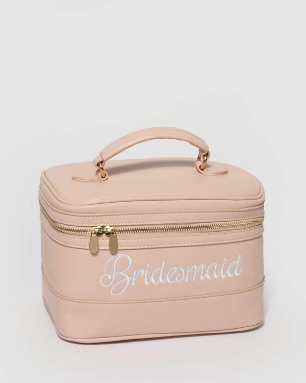 Pink Bridesmaid Cosmetic Case | Cosmetic Cases
