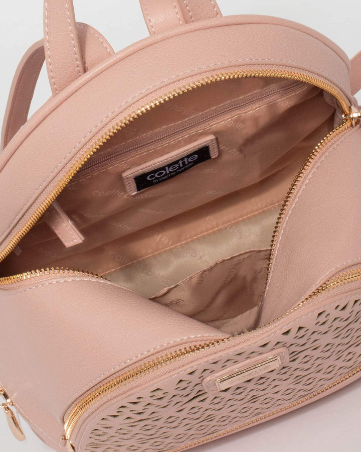 Pink Bridget Punchout Backpack | Backpacks