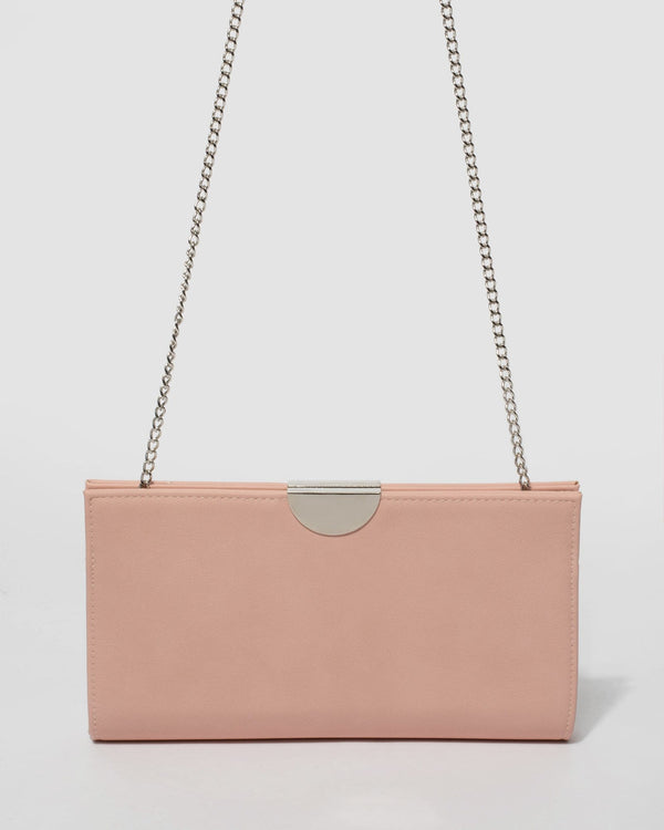Pink Carlie Clutch Bag | Clutch Bags