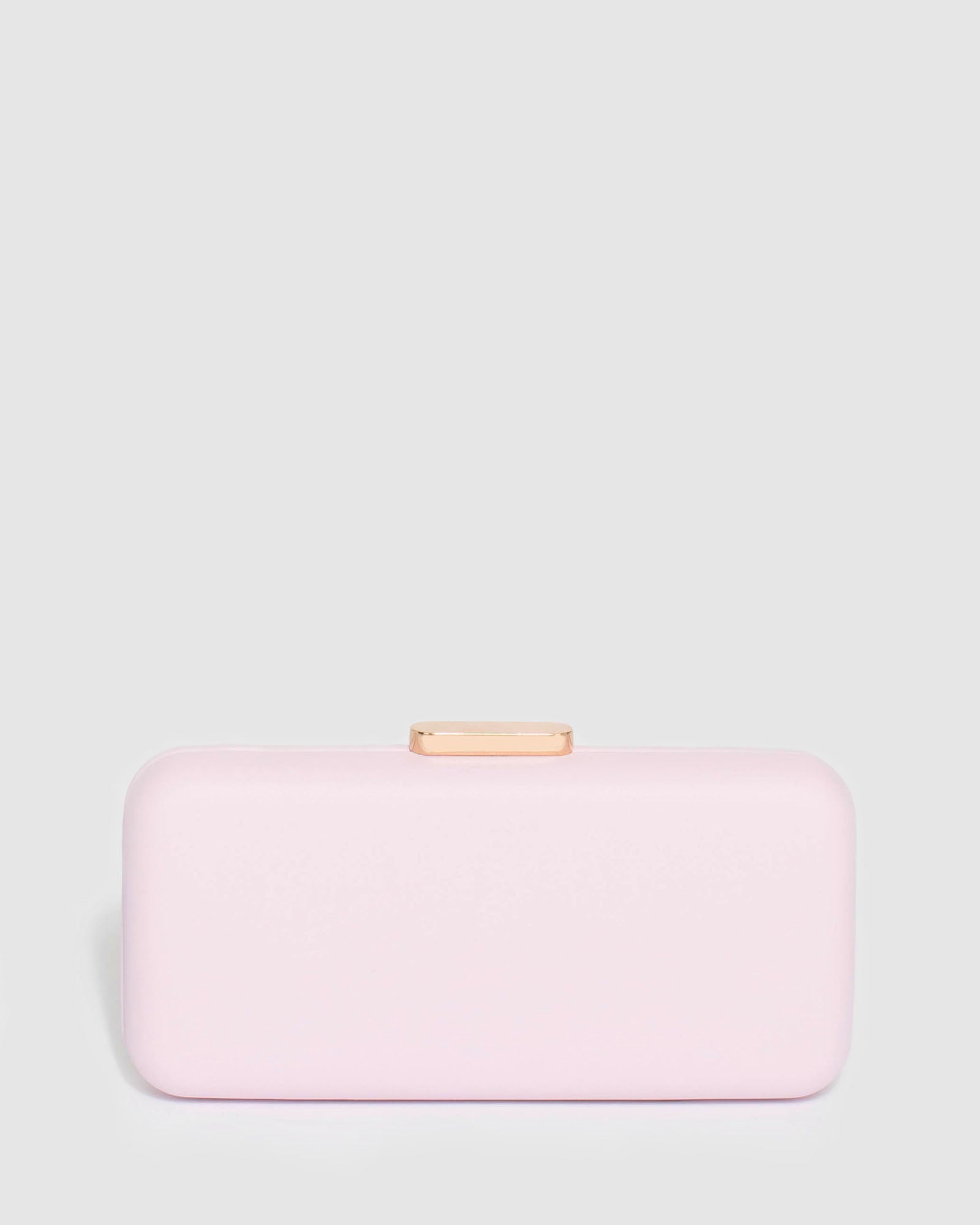 Pink Hardcase Clutch Bag