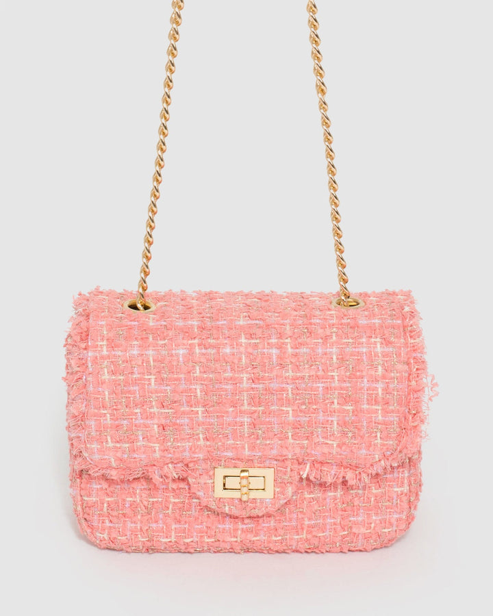 Pink Chelsea Chain Crossbody Bag | Crossbody Bags