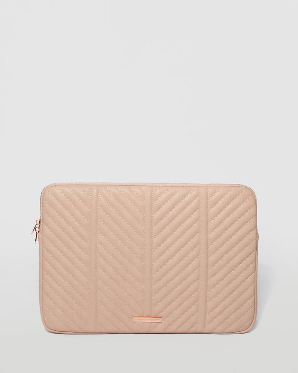 Pink Chloe Quilt Tech Case | Work Bags