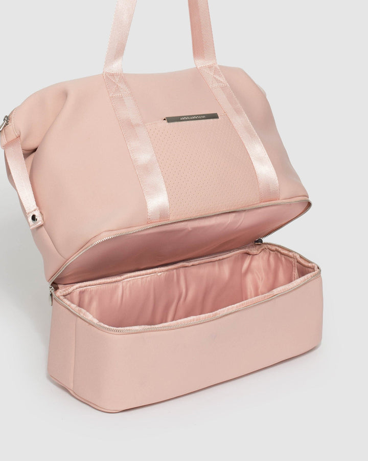 Pink Chrissy Pouch Gym Bag Online Colette Hayman colette by colette hayman