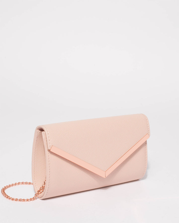 Pink Cindy Evening Clutch Bag | Clutch Bags