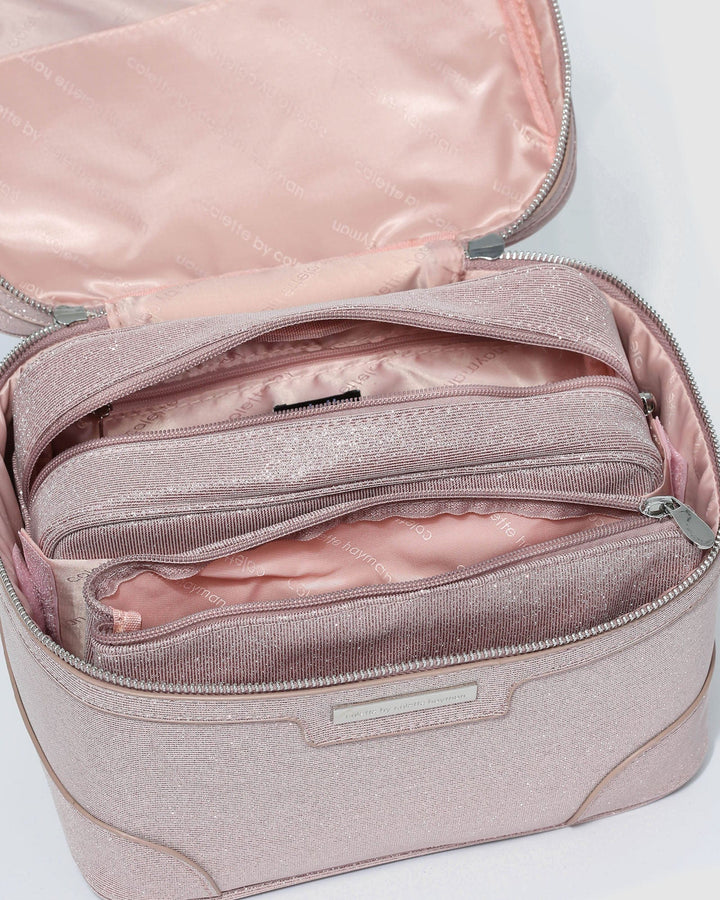 Colette by Colette Hayman Pink Cosmetic Case Pack