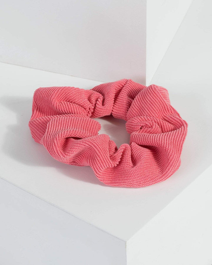 Pink Crinkle Scrunchie | Accessories