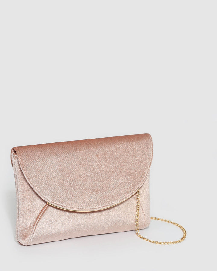 Pink Dalila Envelope Clutch Bag | Clutch Bags