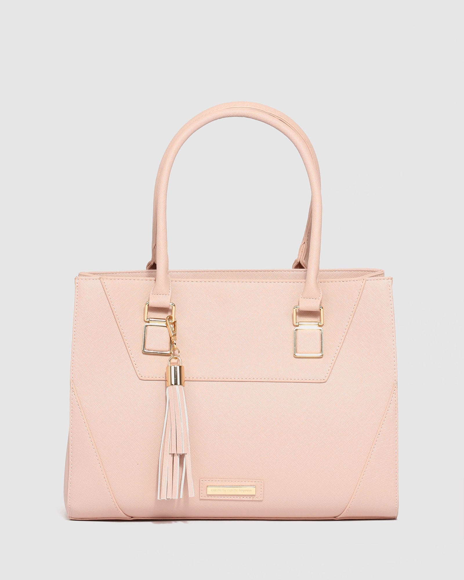 Pink Demi Tassel Tote Bag Online - Main Image