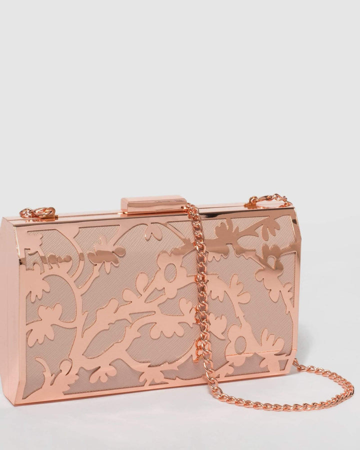 Pink Di Hardcase Design Clutch Bag | Clutch Bags