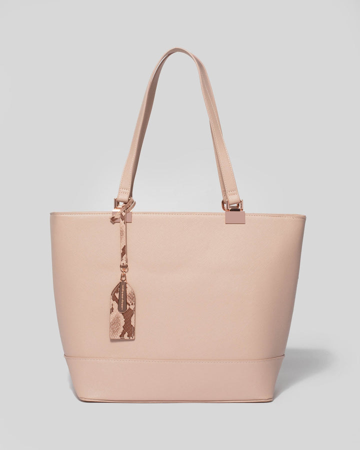 Pink Ellie Tag Tote Bag | Tote Bags