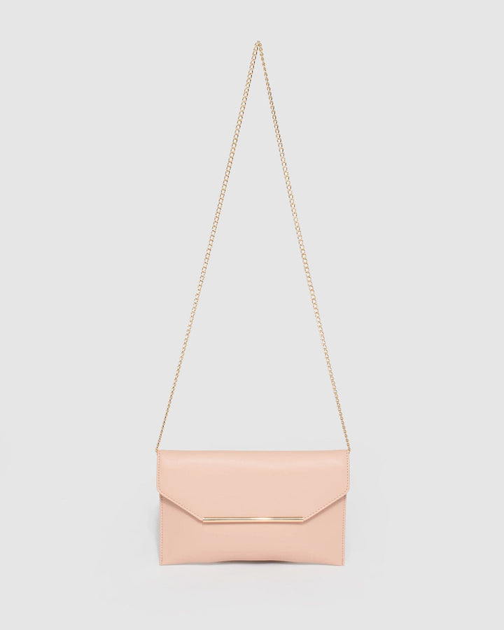 Colette by Colette Hayman Pink Evie Envelope Clutch Bag