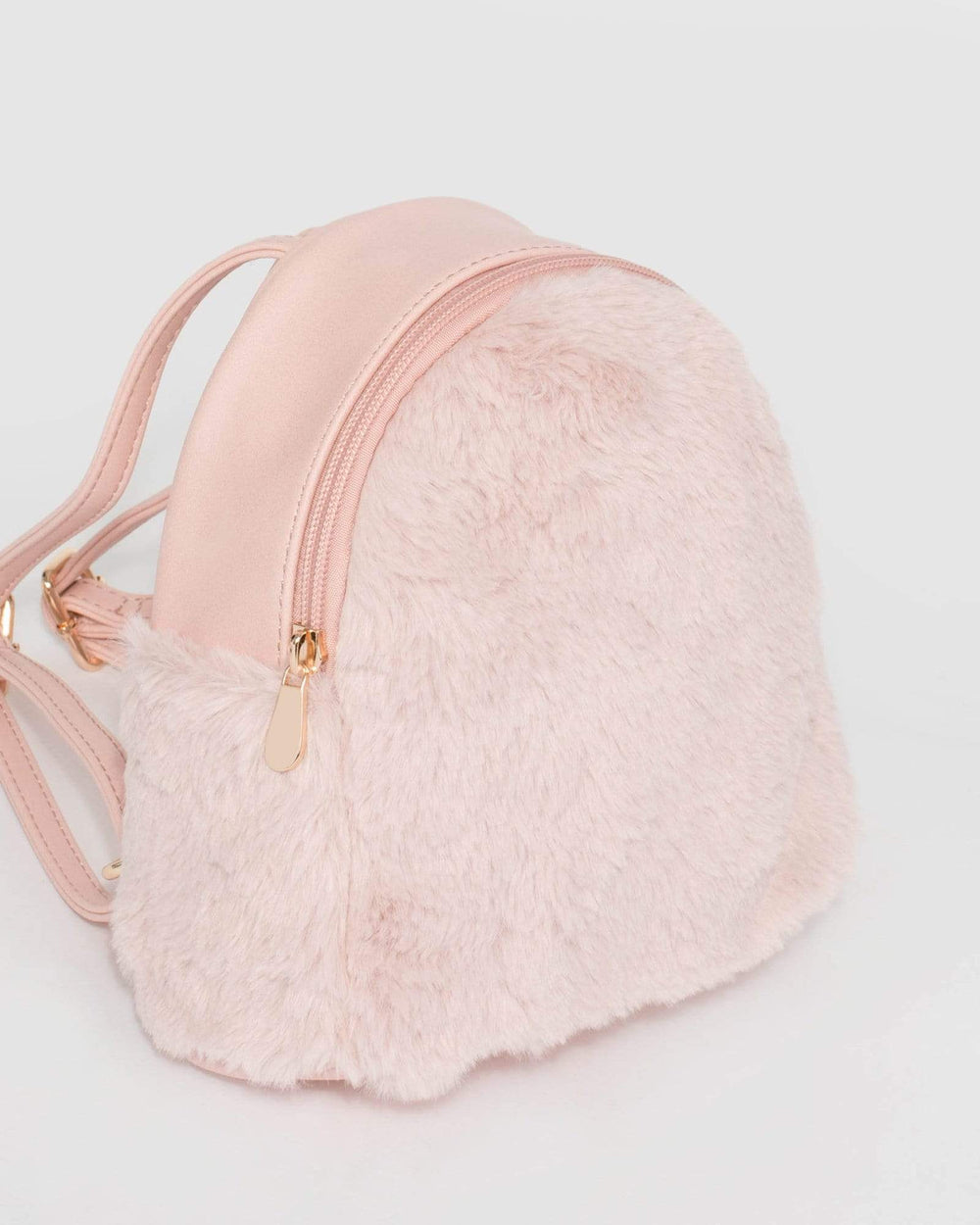 Pink Fluffy Mini Backpack Online Colette Hayman