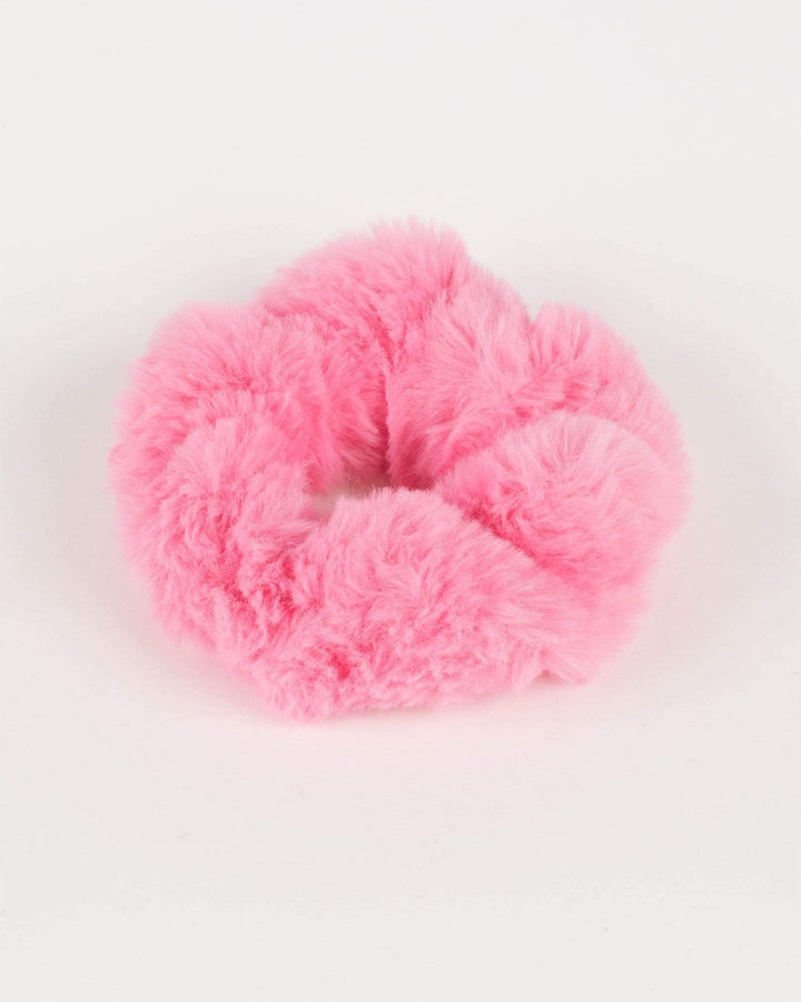 Pink Fluffy Scruchie | Hair Accessories