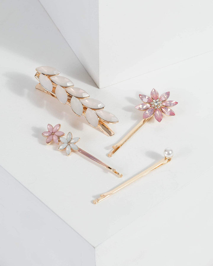 Pink Garden Party Hair Pins | Accessories