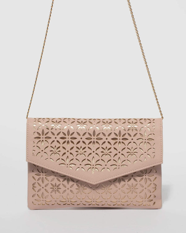 Pink Giselle Clutch Bag | Clutch Bags
