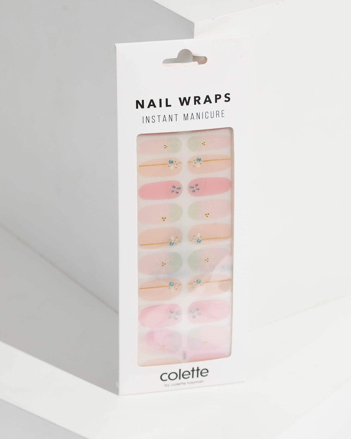 Pink Glitter Nail Wraps | Accessories