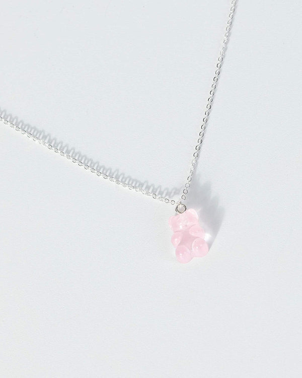 Pink Gummy Bear Necklace | Necklaces