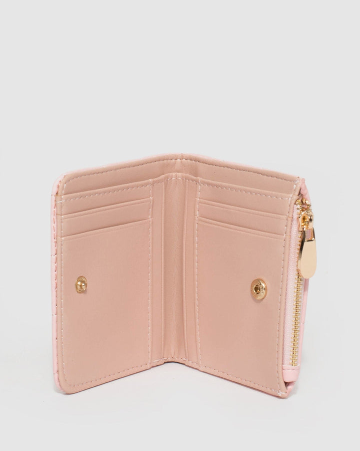 Colette by Colette Hayman Pink Han Square Quilt Mini Wallet
