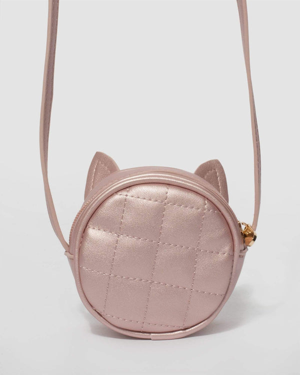 Pink Kids Cat Mini Crossbody Bag | Crossbody Bags