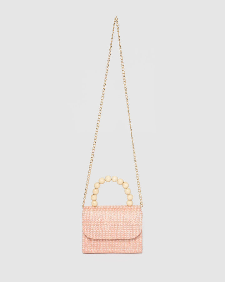 Colette by Colette Hayman Pink Kids Mara Bead Handle Bag