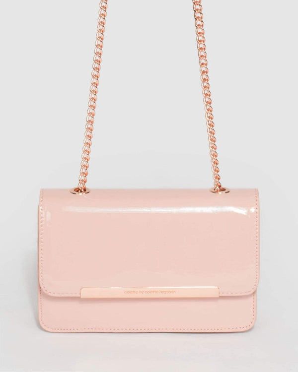 Pink Lauren Chain Bag | Crossbody Bags