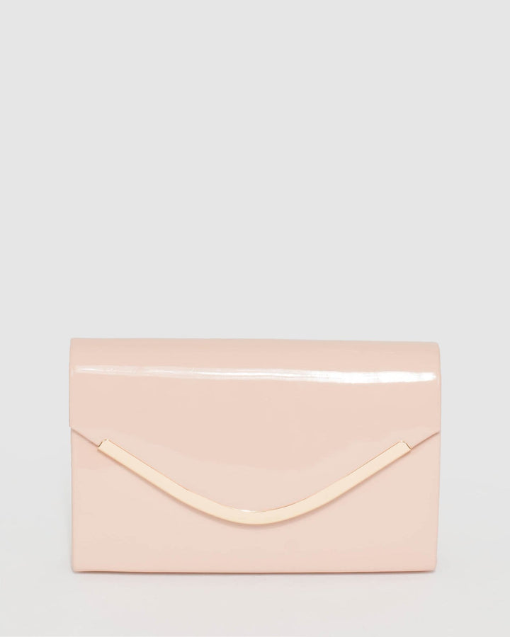 Pink Lila Curve Clutch | Clutch Bags