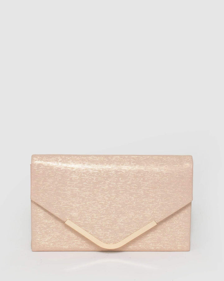 Pink Lila Envelope Clutch Bag | Clutch Bags