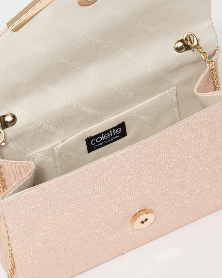 Pink Lila Envelope Clutch Bag | Clutch Bags