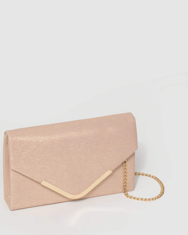 Pink Lila Envelope Clutch Bag | Clutch Bags