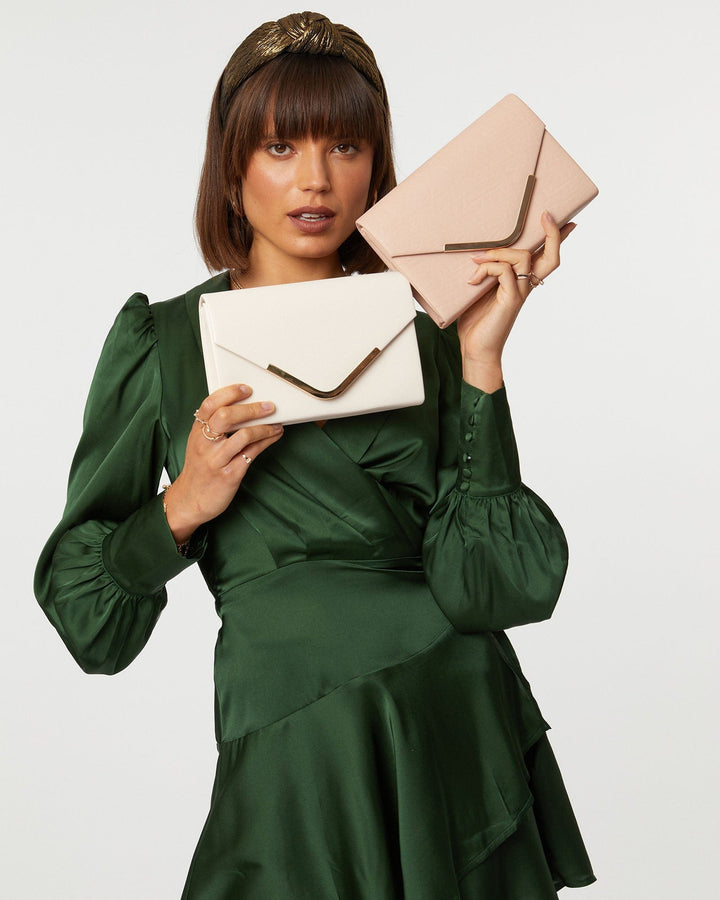 Colette by Colette Hayman Pink Lila Envelope Clutch Bag