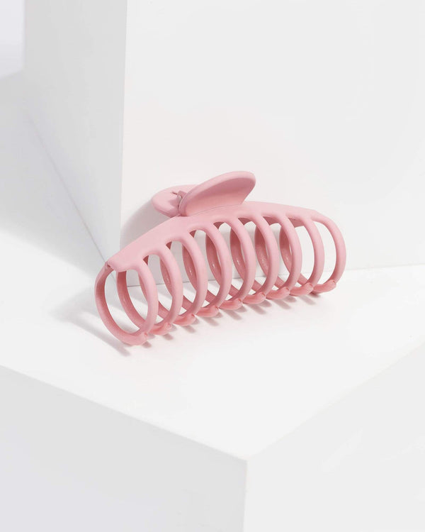 Pink Long Claw Hair Clip | Hair Accessories