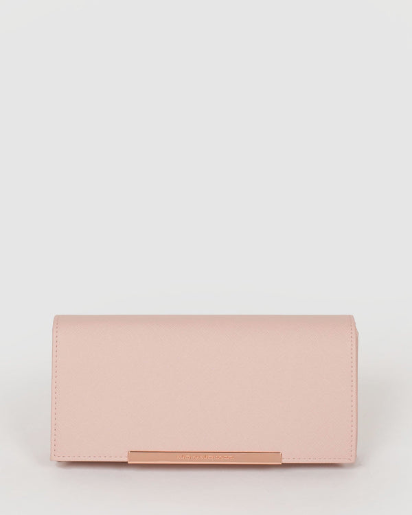 Pink Meghan Bar Clutch Bag | Clutch Bags