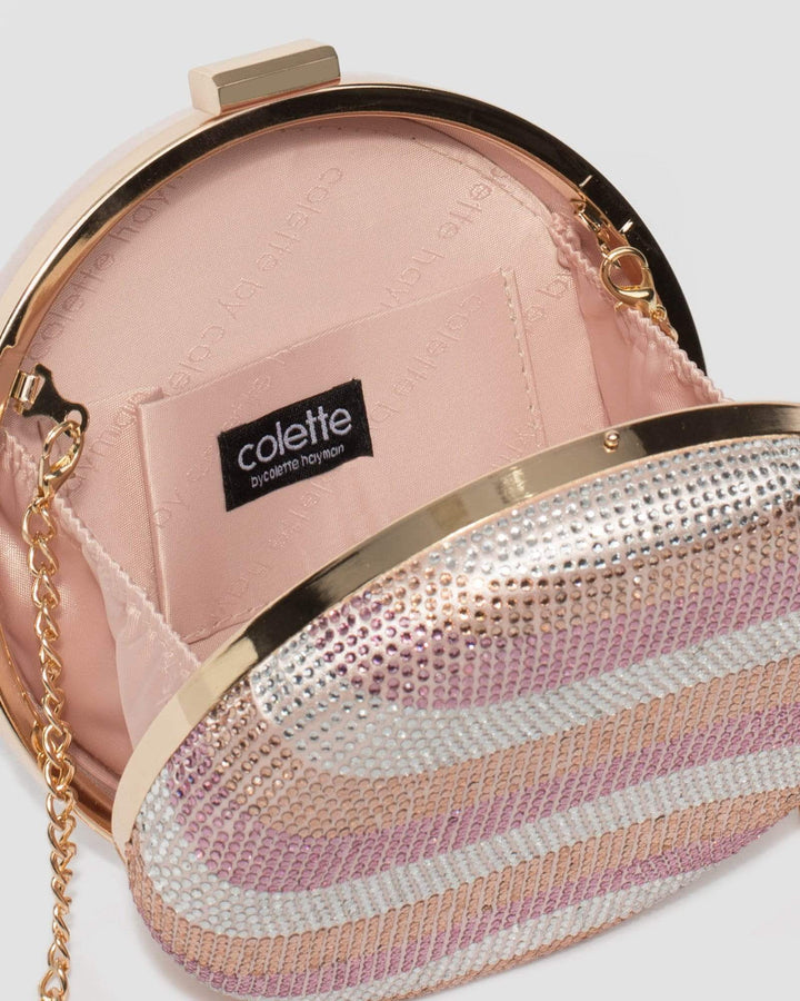 Pink Miley Wave Clutch Bag | Clutch Bags