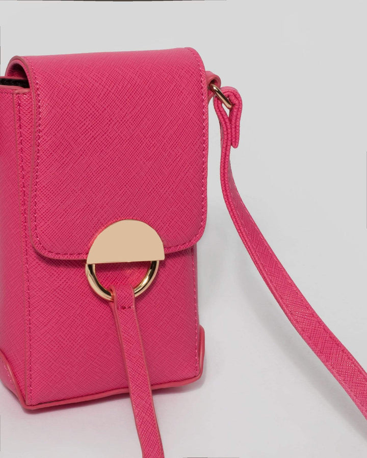 Pink Mobile Crossbody Bag | Crossbody Bags