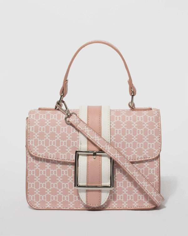 Pink Monogram Monica Buckle Bag | Mini Bags
