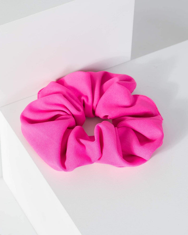 Pink Neon Scrunchie | Accessories