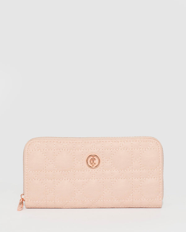 Pink Paloma Quilt Wallet | Wallets