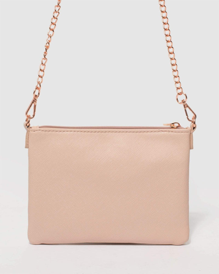 Pink Peta Panel Crossbody Bag | Crossbody Bags